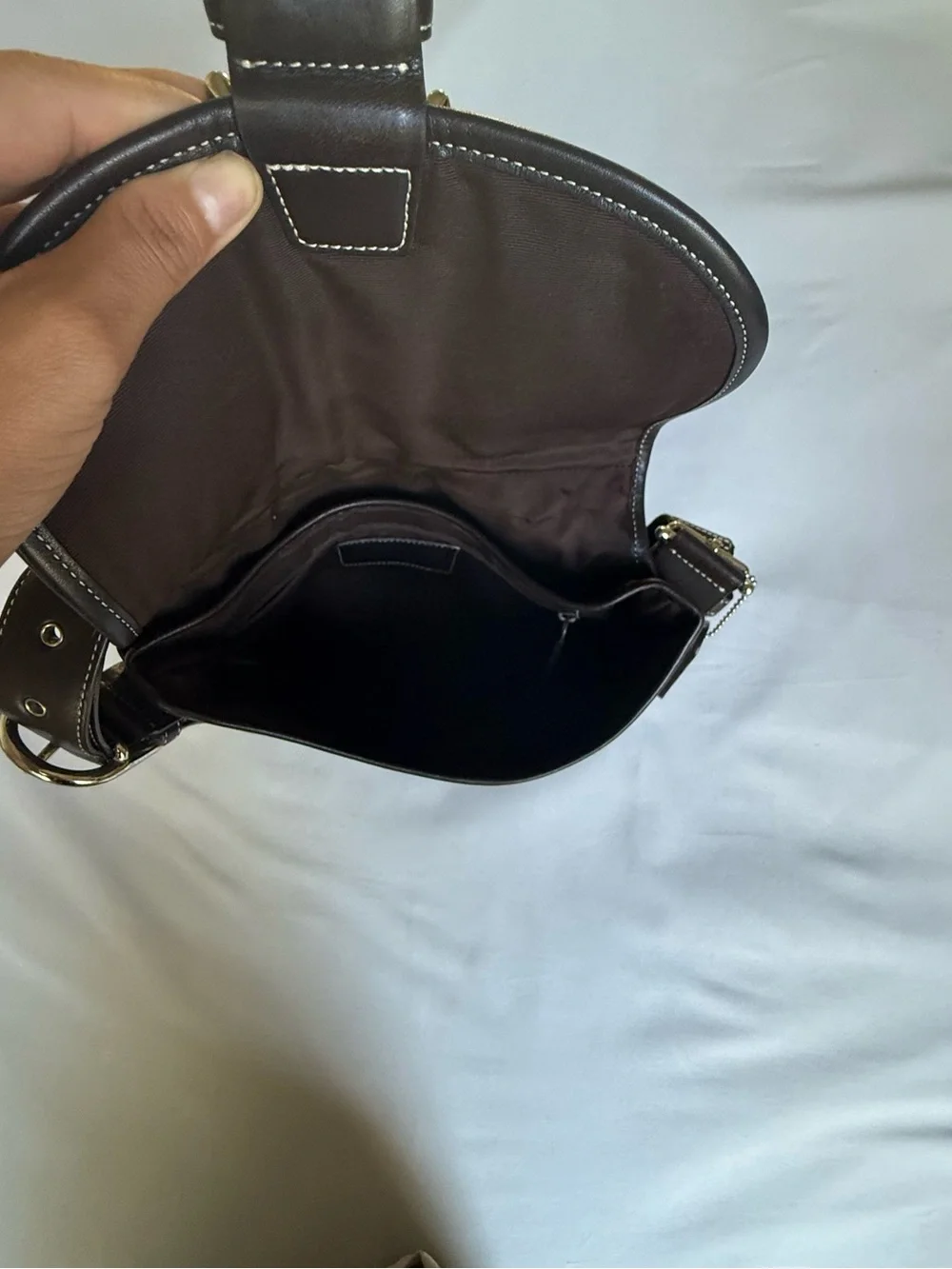 Coach dark ring structured